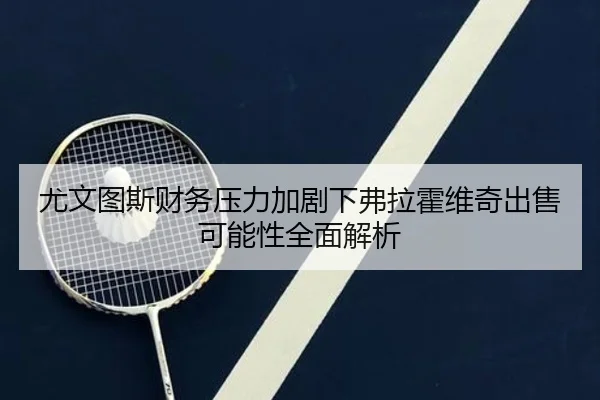 尤文图斯财务压力加剧下弗拉霍维奇出售可能性全面解析